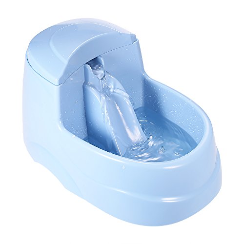 Anself 2,5 L Gatto Cane Distributore di Acqua Domestico Fontana Ciotola con Fresca di Carbonio Filtri Automatica