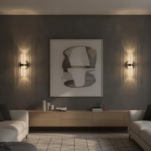 Image of Lyse Decor Wall Lights for Home Decoration LED Wall Light with 3 Color Modes, Easy Installation, Ideal for Modern Interiors, Bedroom, Living Room, Hallway, Office (2, WL95)
