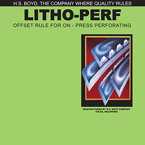HS Boyd Litho-Perf 20-Foot / 6.1m Roll 16 Tooth #814 Side Series Rules