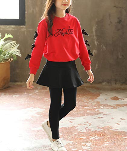 Image of Urtrend Little Girls' Kids 2 Pieces Long Sleeve Top Pants Leggings Clothes Set Outfits