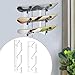 Yiju Skateboard Wall Mount Display Stand,Acrylic Horizontal Transparent Organizer,3 Layer Skateboard Wall Hanger Rack for Room
