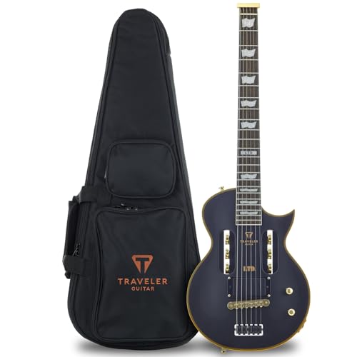 Traveler Guitar LTD EC-1 (Vintage Black) Electric Travel Guitar w/Gig Bag - Les Beatles, Paul McCartney, John Lennon, RIngo Starr, George Harrison Traveler Guitar LTD EC-1 (Vintage Black) Electric Travel Guitar w/Gig Bag