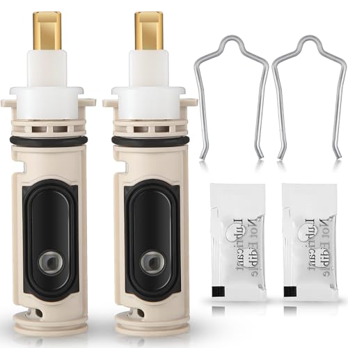 Reviews y listado de Repuestos Moen para Lavabo disponible en línea. 24 Enhon 2 Paquetes Cartuchos de Repuesto 1222 Compatibles con Moen, Kit de Reemplazo de Cartucho de Ducha de Bañera para Una Manija Grifo Posi-Temperatura (2 Sets)