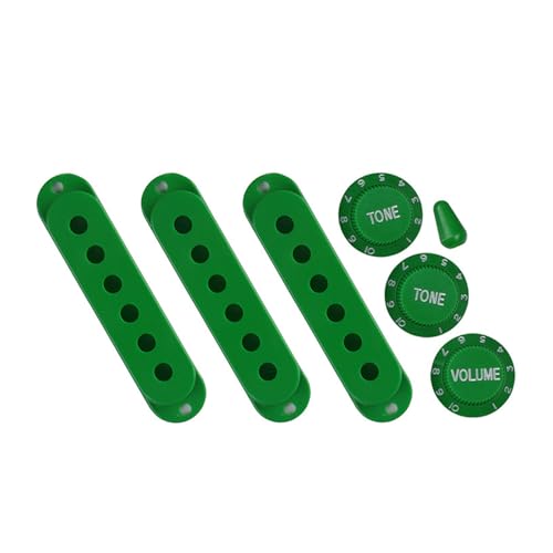 2. エレキギター シングルコイル ピックアップ ホルダー カバー 2 トーン 1 ボリューム ノブ ヒント 簡単取り付け シングル コイル ピックアップ カバー ボリューム トーン ノブ スイッチ