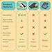 Slant Board with 6 Incline Angles - Transforms Into a Balance Board - Premium Calf Stretcher and Wobble Board for Effective Calf Stretching and Squats