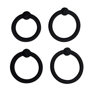 HEALLILY Cockring 4 Stuks Siliconen Penisring Mannen Rekbare Erectie Penisvergroter Ring Voor Mannen Sex Erectie…