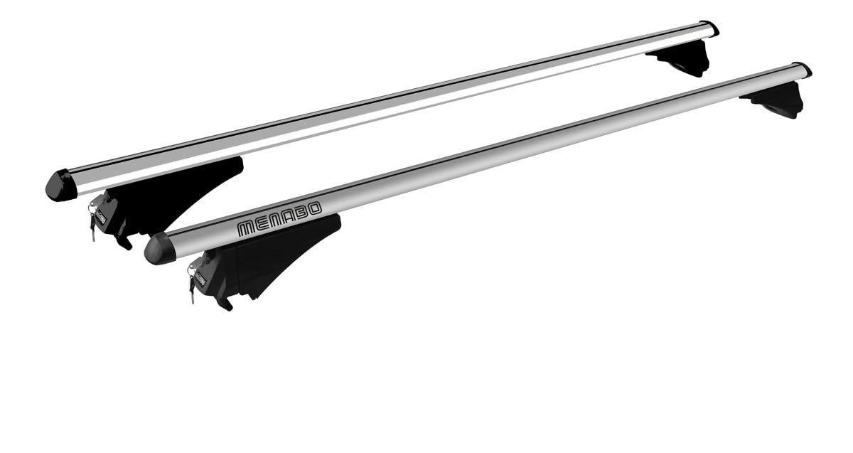 Barre Portatutto con serratura antifurto per auto con rails chiusi - 2008 Dal 2020 5 porte, Robuste Facili da montare, Resistenti per Viaggi Sicuri