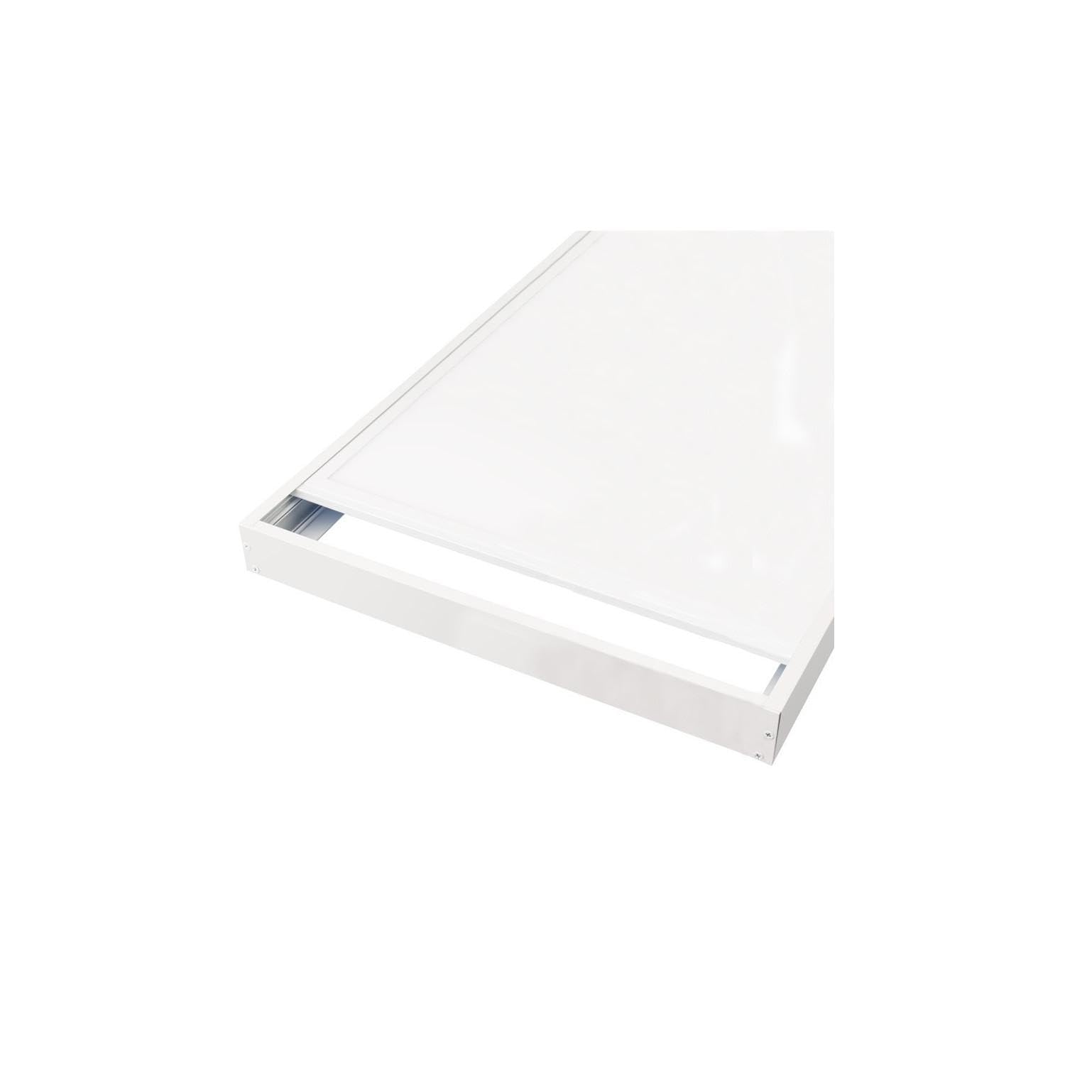 LEDKIA LIGHTING Panel LED 120x60 cm 60W 6000lm High Power BOKE + Kit de Superficie No Flicker 6000K Individual Blanco Frío