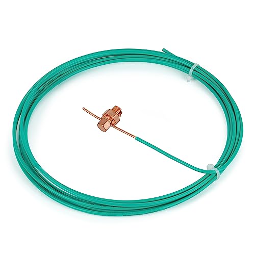 GOUNENGNAIL UL Listed Solid Pure Copper Grounding Cable, 12 AWG Grounding Wire, THW PVC Jacket, Wet Dry Indoor Outdoor Aerial Usage, Appliance Ground Protection from Electrical Surge