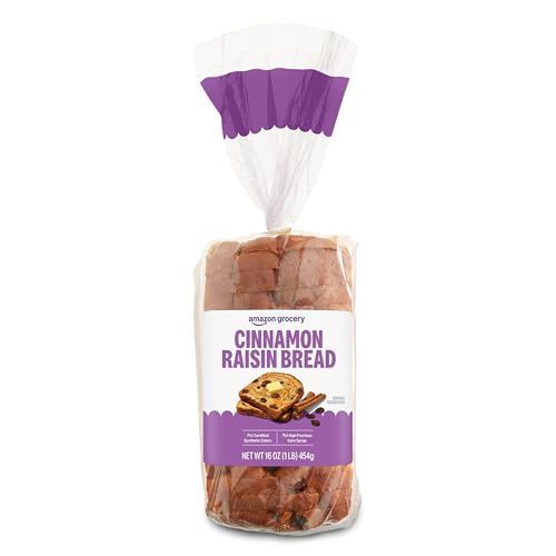 Amazon Grocery, Cinnamon Raisin Bread, 16 Oz