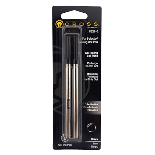 Cross CRO85232-1 Refills Black Dual Pack Rollerball Pen cover