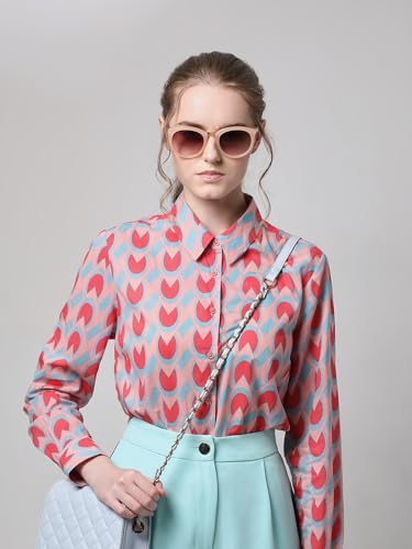 Image of VERO Moda Women Printed Shirt | Long Sleeve | Regular Fit