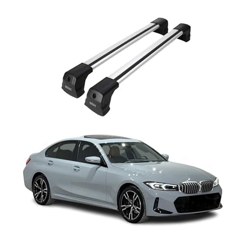 Barres de toit BMW G22 Coupé 2020-2026 OMAC aluminium avec antivol de sécurité intégré