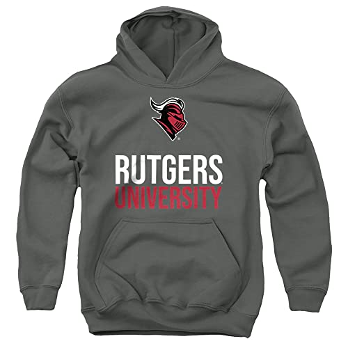 Rutgers University Official Stacked Youth Kids Boy/Girls Pull-Over Hoodie Sweatshirt