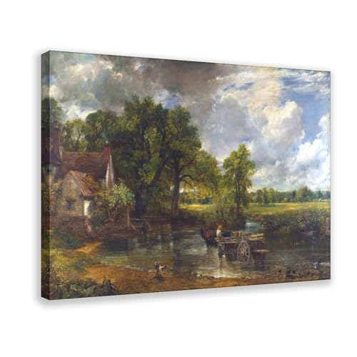 Tableau The Hay Wain Constable : décoration murale salon et bureau grand format