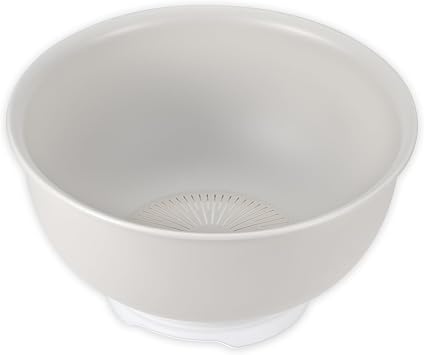 Akebono Sangyo Kome Collet! Ichibu Rice Sharpening Bowl, Gray, 0.6 gal 2.6 L, Made in Japan