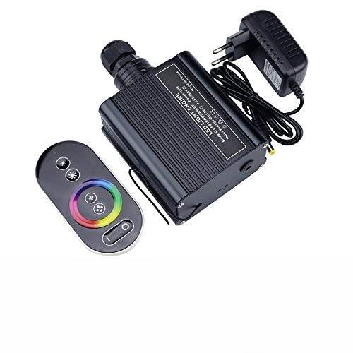 kingmaled 16W RGB CREE Chip LED Lights Source with 2.4G Touch Remote Control for Fiber Optic Lighting Star Ceiling Kit