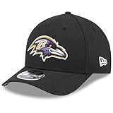 New Era Men's Black Baltimore Ravens Team Collection 9FORTY M-Crown Adjustable Hat