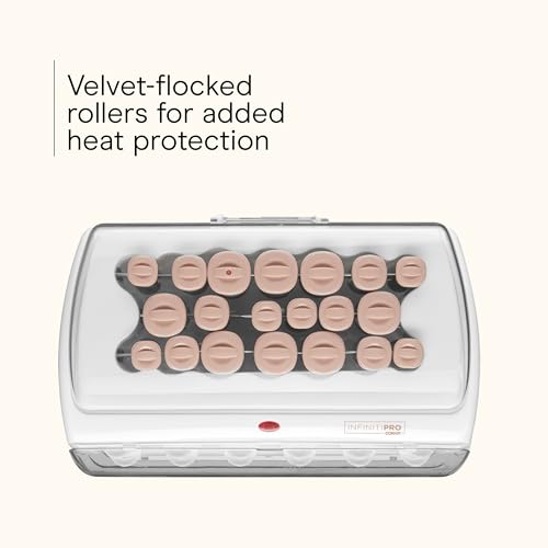 Conair Hot Rollers, INFINITIPRO, Ceramic Flocked, 85-Second Heat-up, 20-Pc - image 3