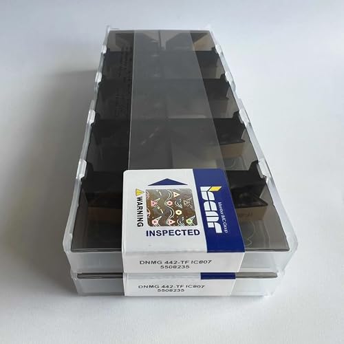 Plaquettes DNMG150608-TF IC807 en carbure pour une coupe nette et durable des aciers
