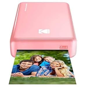 Kodak Mini 2 HD Wireless Mobile Instant Photo Printer w / 4 Pass gepatenteerde printtechnologie (Pink) – Compatibel met…