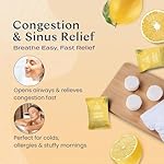 Body Restore Shower Steamers Aromatherapy 15 Pack - Easter Basket Stuffers, Relaxation Birthday Gifts for Mom, Dad, Best Friend, Travel Essentials, Stress Relief, Self Care - Citrus - Image 4