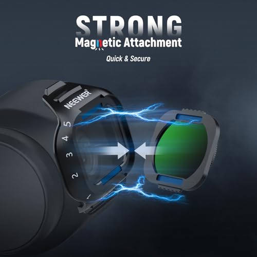 Image of NEEWER Variable ND Filter Compatible with DJI Mini 5 Pro Drone, Snap On Adjustable Neutral Density (ND2-32, 1-5 Stops) Lens Filter Multicoated Optical Glass Aerial Camera Photography Accessories