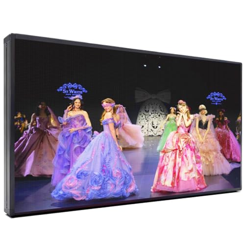Image of P5 65 inchx34 inch Programmable LED Sign High Brightness LED Scrolling Display Board-IP65 waterproof, 5500+ nits brightness, USB /WiFi control, durable for 24 /7 outdoor advertising