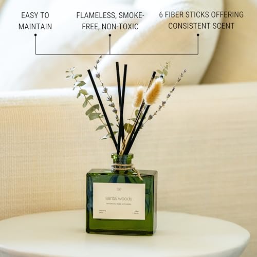 Craft & Kin Reed Diffuser Set With Dried Flowers thumb #6