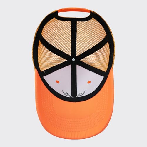 Image of LOOGU Fishing Hat Mesh Back for Men Women Adjustable Baseball Trucker Cap Snapback Hats