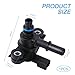 Car Vapor Canister Purge Valve, Vapor Emission Purification One-way Control Purge Valve Assembly, Replaces 9U5Z9C915H 911-222 CX2626 CP597 CP687 PV550 AU5Z9C915A, Compatible with Ford Lincoln Models
