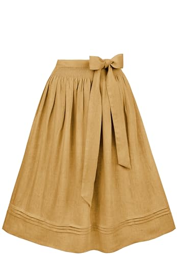 Tablier Dirndl Stockerpoint Mina miel une finition soignée en grande taille 52-56