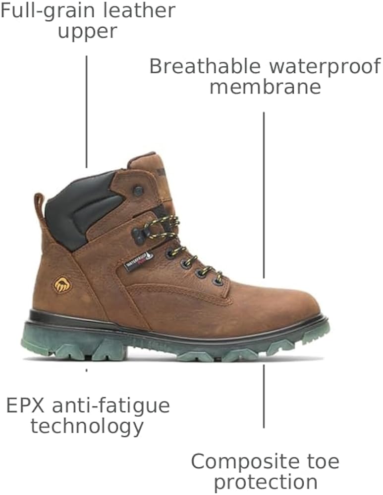 Amazon.com | Wolverine Men's I-90 Waterproof Composite-Toe 6