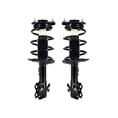 PM Auto Pair of 2 Front Left-Right Quick Complete Strut-Coil Spring For 2016-2022 Toyota Prius