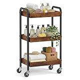 SONGMICS Carrito de Almacenamiento, Carro Auxiliar, Estantería de Cocina con...