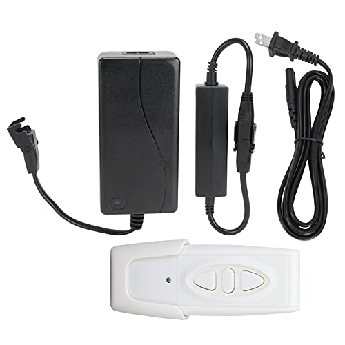 GLOGLOW Controlador elétrico de cama, controle remoto sem fio 433.92, controle remoto de motor único