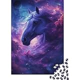 Rompecabezas de 1000 piezas Caballos en el Universo Para adultos y Adolescentes....