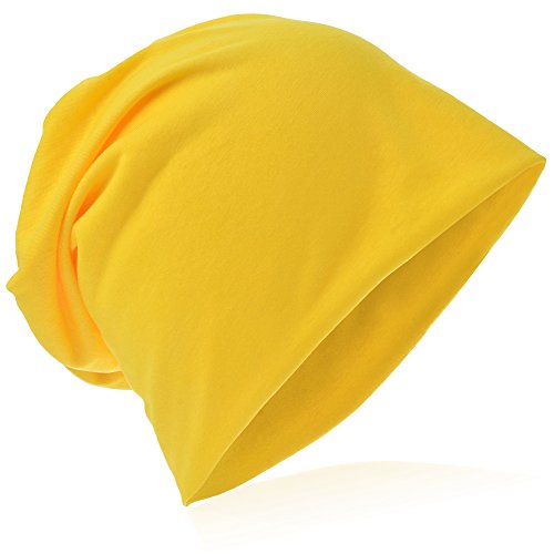 Beanie-Unifarbe-Gelb, one size Cover