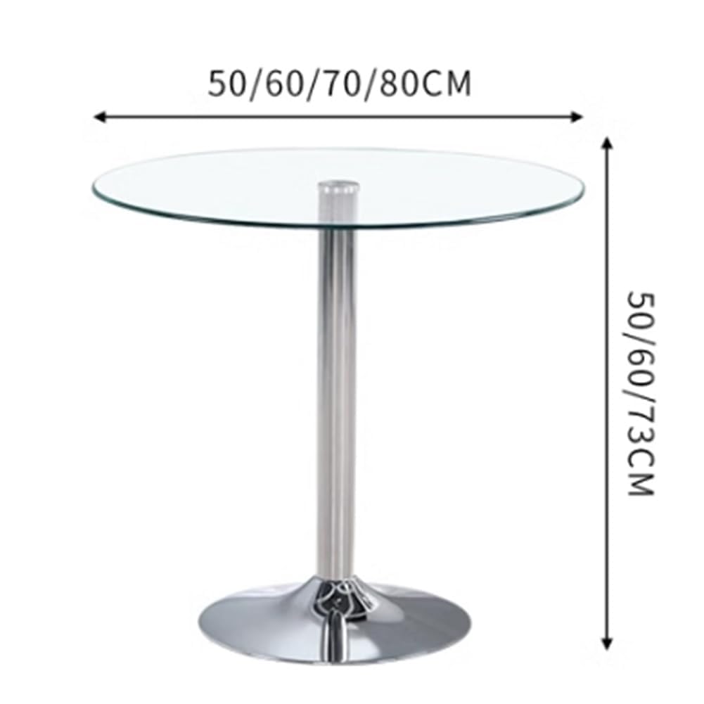 Stylowy nowoczesny okrągły stół do jadalni - 60/70/80 cm, 2-4-osobowy, czarna podstawa, idealny do kuchni i bistro, oszczędzający miejsce stół śniadaniowy, kompaktowa konstrukcja do małych przestrzeni