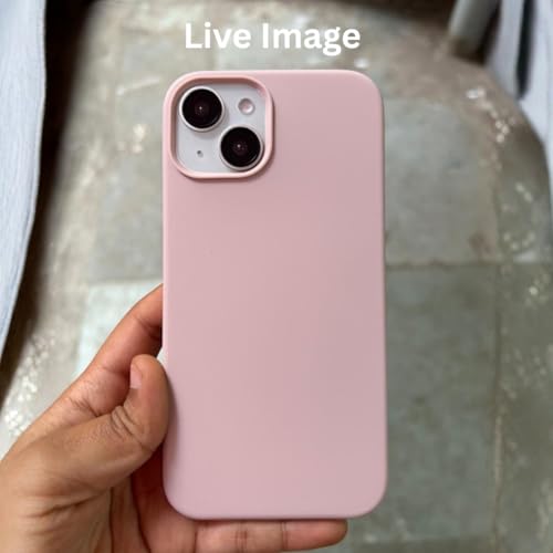 Image of Liquid Silicone Case Compatible for iPhone 13 | Slim Back Cover | Soft Touch Bumper | Shockproof Drop Protection | Microfiber Cloth Inside | Sleek Solid Design