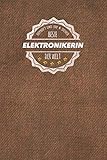 Geprüft und 100 % sicher beste Elektronikerin der Welt: Der perfekte Terminplaner für Frauen, die in der Elektronikbranche arbeiten | Geschenkidee | Geschenke | Geschenk