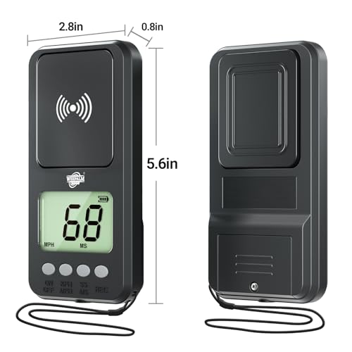 image for WEEPALM Rotatable Baseball Radar For Swing&Pitching Training,Speed Rad
