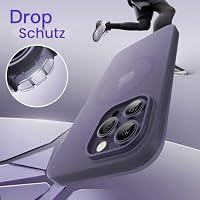 JETech Matte Magnetische Hülle für iPhone 14 Pro, Dunkellila – Ansicht 5