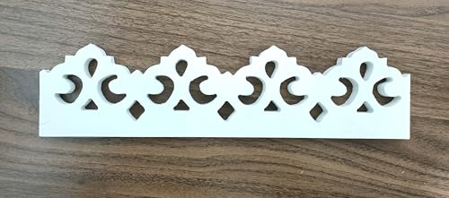 Tia WPC (Wood Plastic Composite) Board, WPC White Board Sheets Cutting-12mm Thick (4, WPC Board-12X3 Inch)