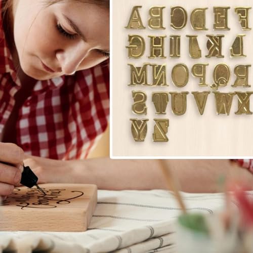 Kit de pirograbado de madera para personalizar muebles y artesanías con iniciales de cobre 3