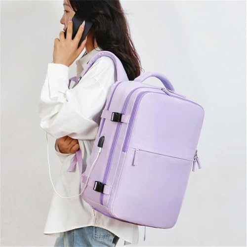 Birdesc Backpack，Birdesc 25l，Levettevac Backpack，Waterproof Large Capacity with Shoe Compartment Wet Pocket (light gray)3