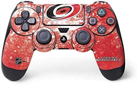Vista 9 de Skinit Calcomanía para juegos compatible con el controlador de PS4, diseño oficial de la NHL Carolina Hurricanes de la NHL