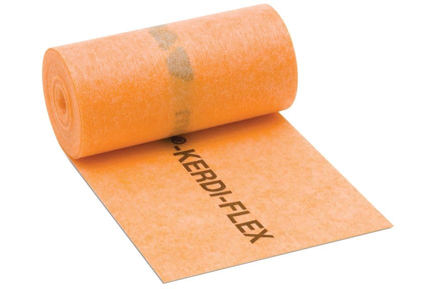 Schluter Kerdi-Flex Waterproofing Strip - Ideal for Expansion and Construction Joints - Flexible Polyethylene, 12 Mil Thickness, 5" Width, 16 Feet 5" Length - FLEX125/5M