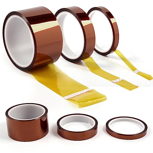 Ruban Kapton résistant chaleur KLVN bande adhésive polyimide haute température 33m 5mm