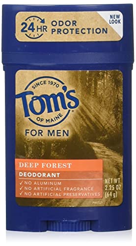 Tom's of Maine For Men Deep Forest Deodorant 2.25 oz (Packs of 2)